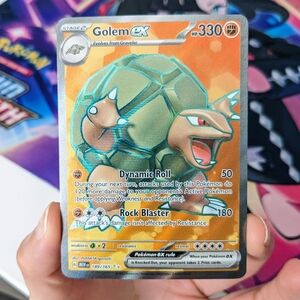 Pokemon 151 🪨 Golem 189 Full Art Rare Card Pokemon TCG